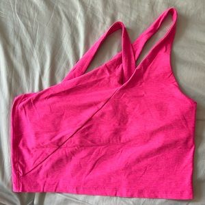 Beyond Yoga Space Dye Lost Your Mind Tank - Electric Pink Heather